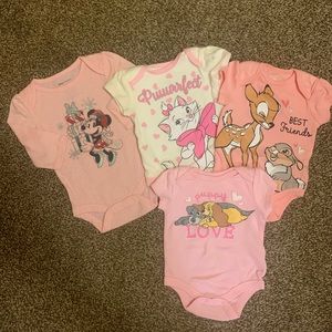 Disney baby girl onesies size NB